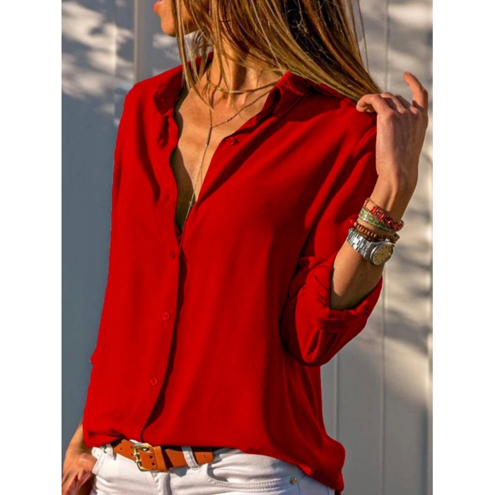 MARSiLYAN- Dokuma Viskon Kumaş Efsane Gömlek