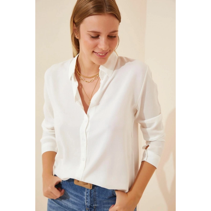 MARSiLYAN- Dokuma Viskon Kumaş Efsane Gömlek