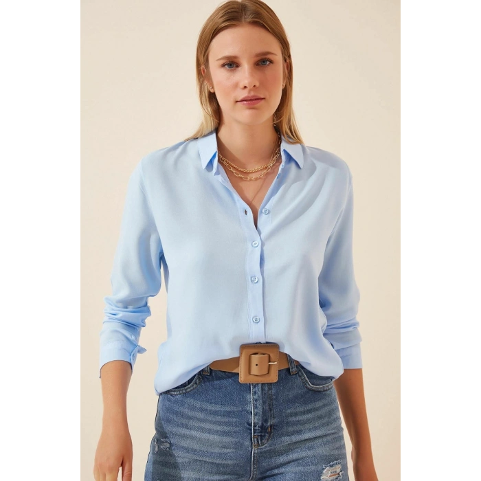 MARSiLYAN- Dokuma Viskon Kumaş Efsane Gömlek