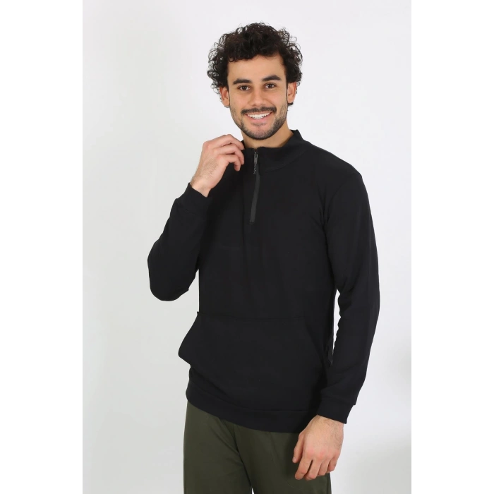 MARSiLYAN- Erkek 3 İplik Penye Sweatshirt