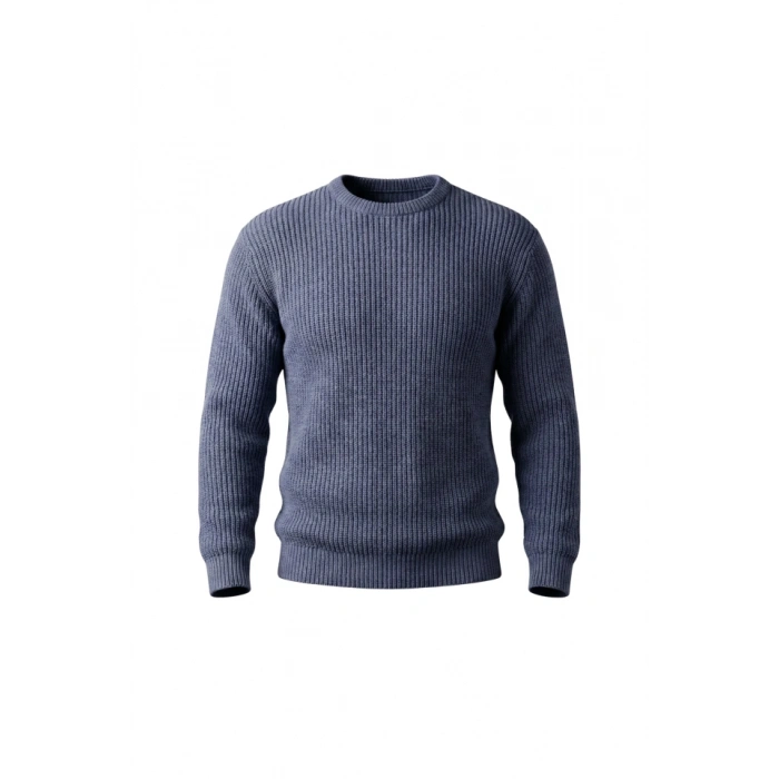 MARSiLYAN- Erkek Bisiklet Yaka Örme Kazak