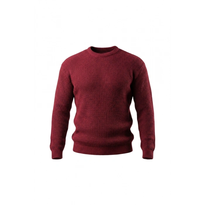 MARSiLYAN- Erkek Bisiklet Yaka Örme Kazak