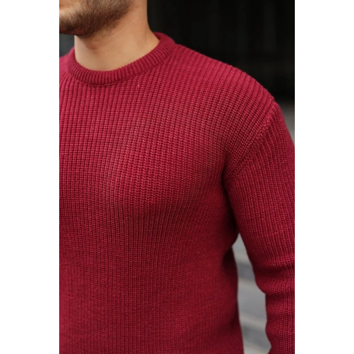 MARSiLYAN- Erkek Bisiklet Yaka Örme Kazak