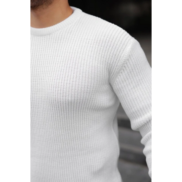 MARSiLYAN- Erkek Bisiklet Yaka Örme Kazak