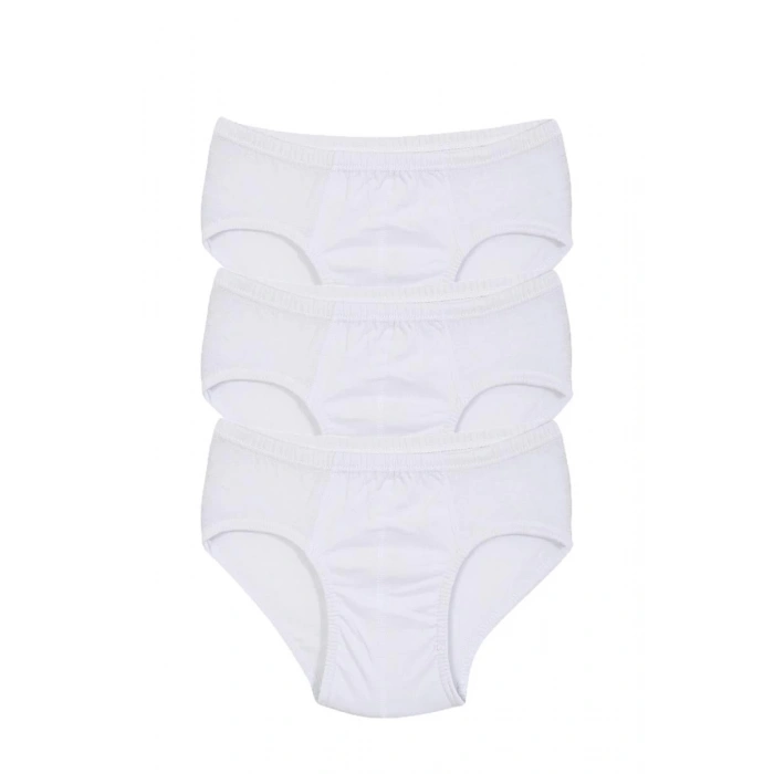 MARSiLYAN- Erkek Çocuk 3lü Beyaz Külot