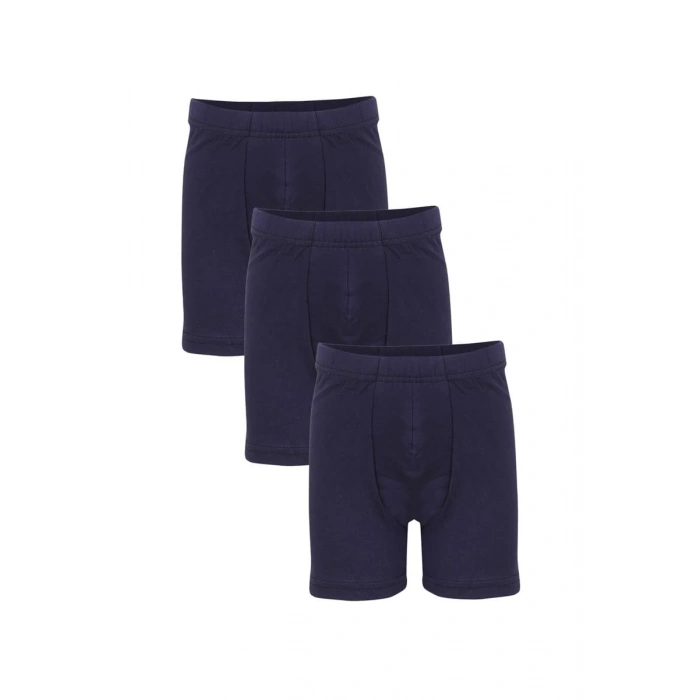 MARSiLYAN- Erkek Çocuk 3lü Lacivert Boxer