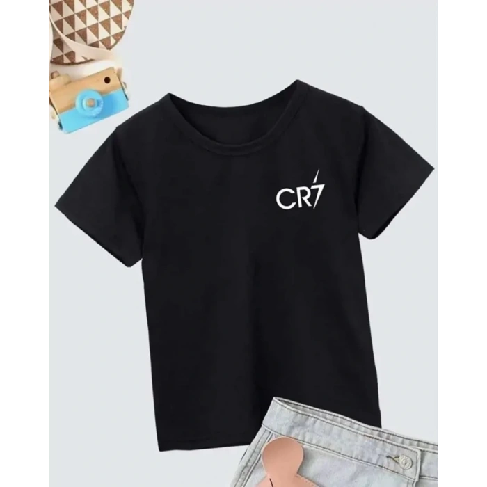 MARSiLYAN- Erkek Çocuk Baskılı T-Shirt - Siyah