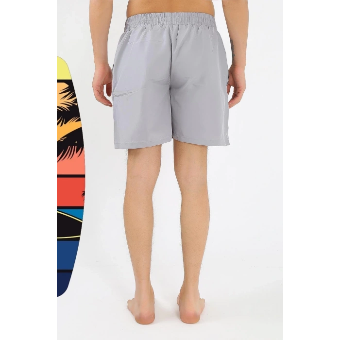 MARSiLYAN- Erkek Gri Deniz Şortu