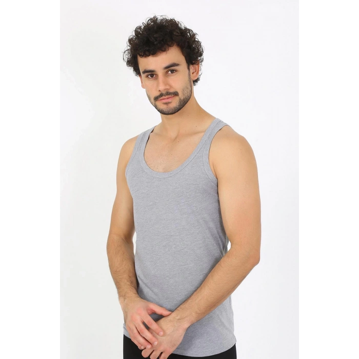 MARSiLYAN- Erkek Gri Ribana Atlet