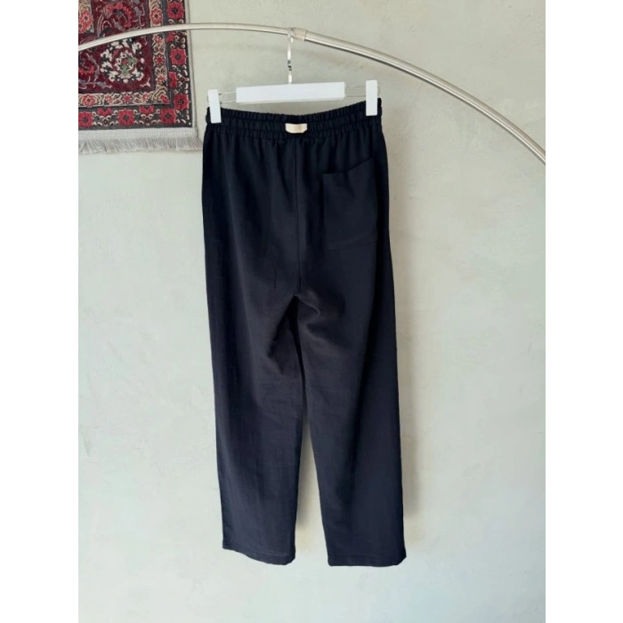 MARSiLYAN- Erkek İthal Yıkamalı Keten Pantolon