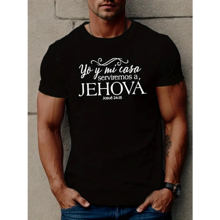MARSiLYAN- Erkek Jehova Baskılı Süprem T-shirt