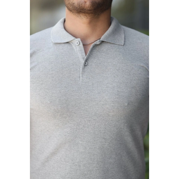 MARSiLYAN- Erkek Kısa Kollu Yakalı Tişört