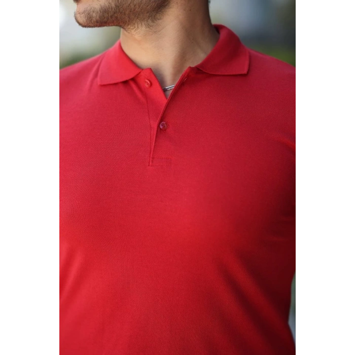 MARSiLYAN- Erkek Kısa Kollu Yakalı Tişört