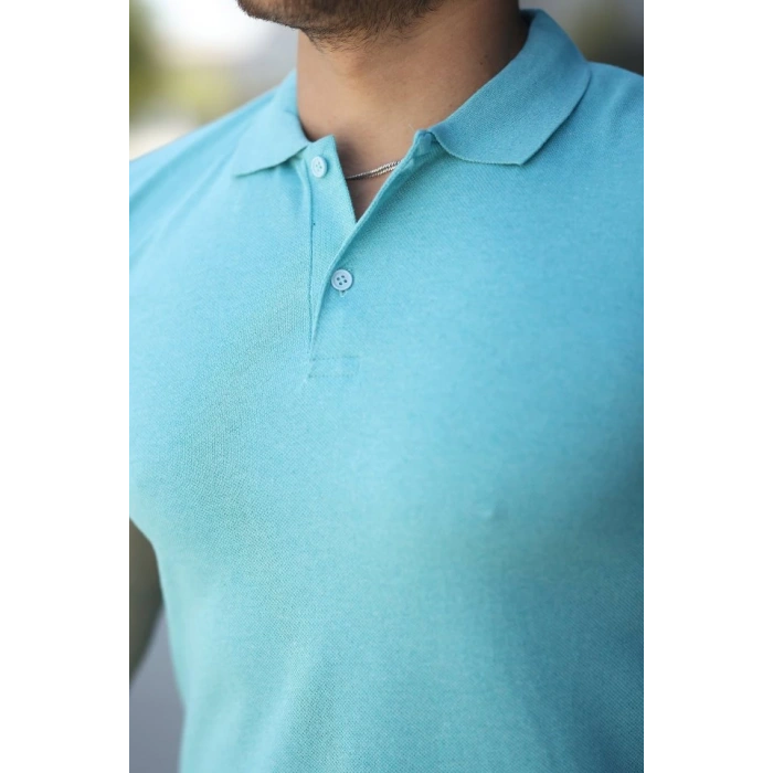 MARSiLYAN- Erkek Kısa Kollu Yakalı Tişört