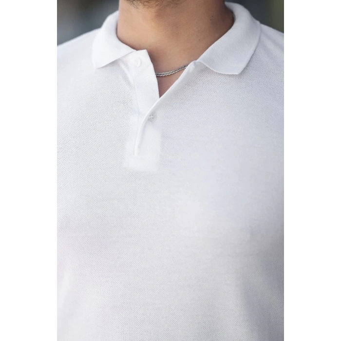 MARSiLYAN- Erkek Kısa Kollu Yakalı Tişört