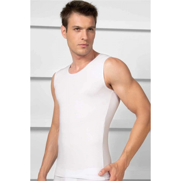 MARSiLYAN- Erkek Modal Kolsuz Klasik Fanila T-Shirt (2205)