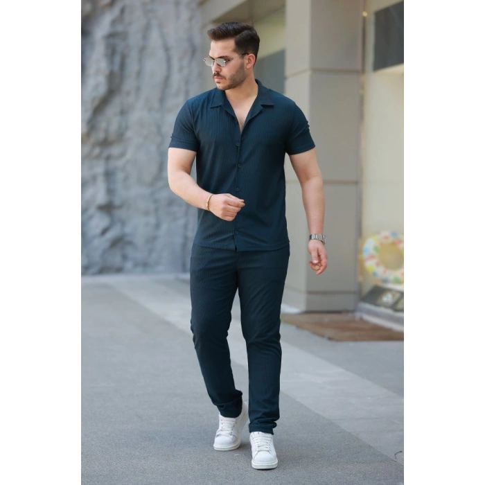 MARSiLYAN- Erkek Ottoman Kumaş Pantolon Gömlek Takım