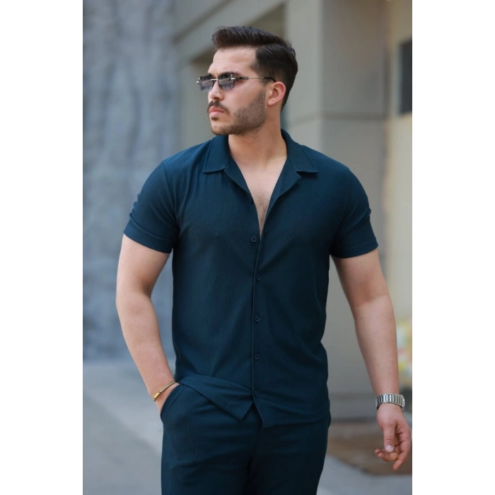 MARSiLYAN- Erkek Ottoman Kumaş Pantolon Gömlek Takım