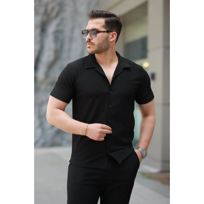 MARSiLYAN- Erkek Ottoman Kumaş Pantolon Gömlek Takım