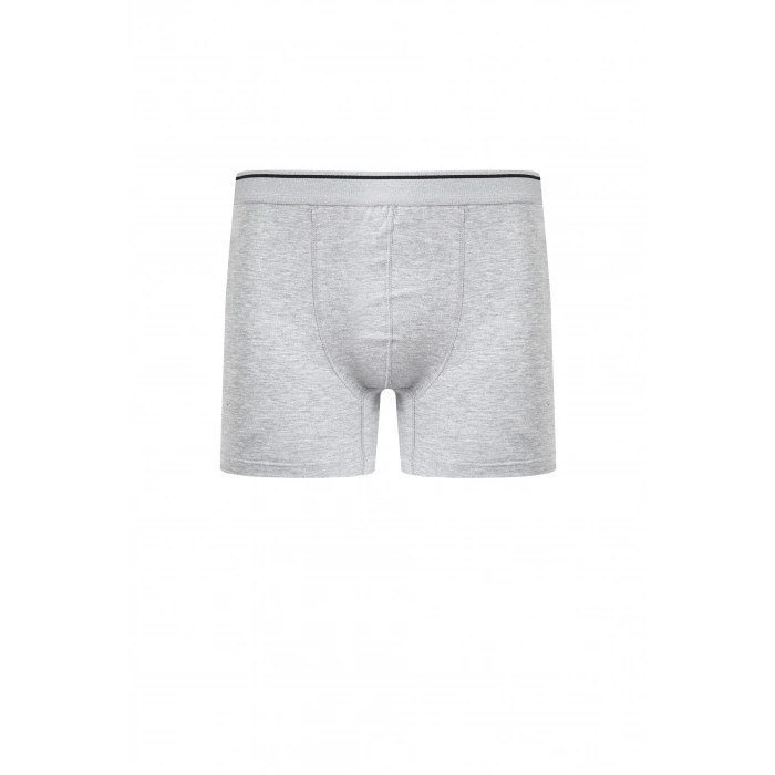 MARSiLYAN- Erkek Pamuk Likralı Boxer Gri