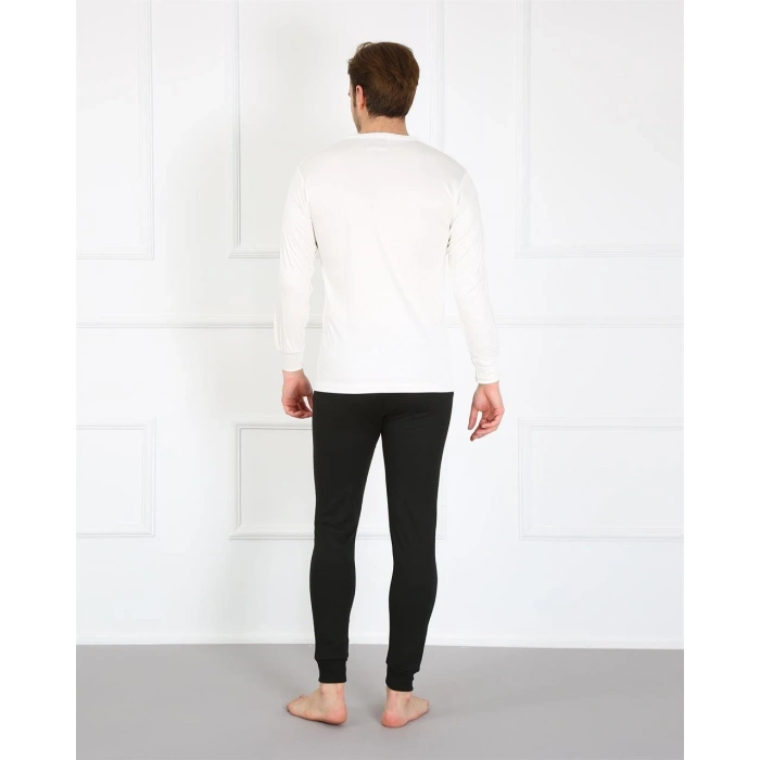 MARSiLYAN- Erkek Pamuk Siyah Tek Alt İçlik