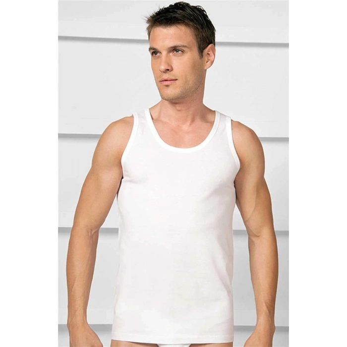 MARSiLYAN-  Erkek Pamuklu Askılı Klasik Atlet