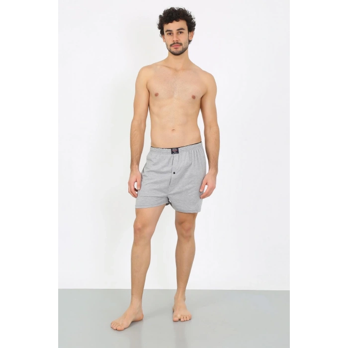 MARSiLYAN- Erkek Penye Boxer Gri
