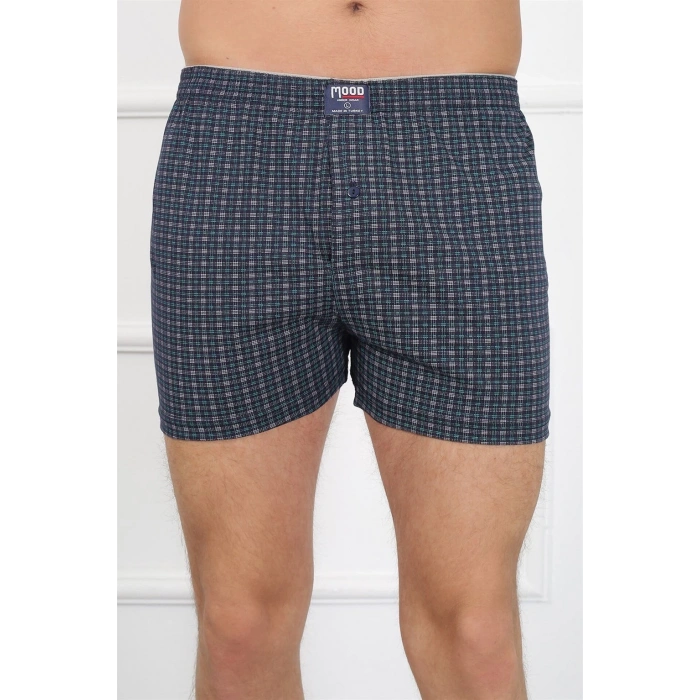 MARSiLYAN- Erkek Penye Boxer Lacivert