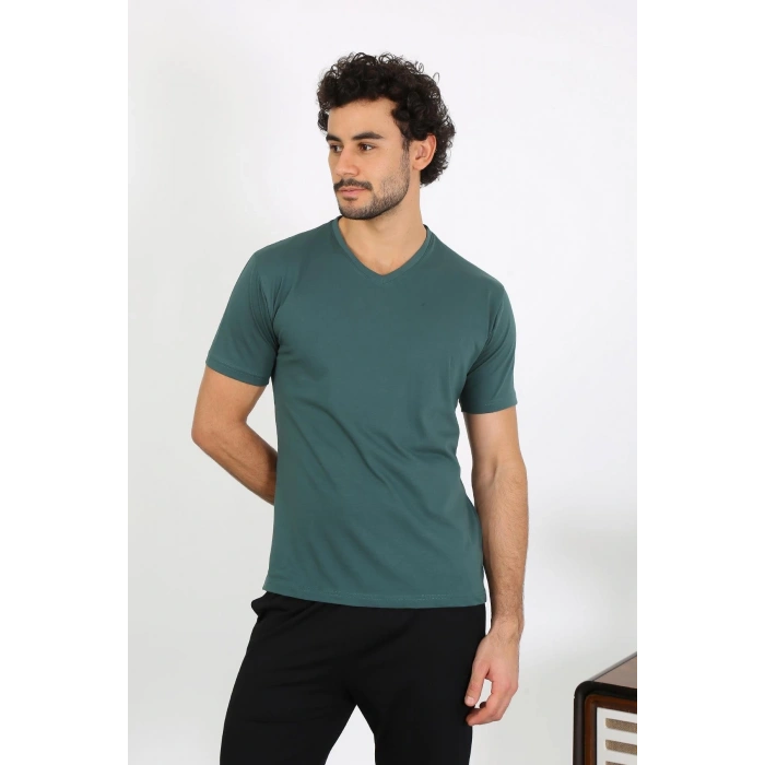 MARSiLYAN- Erkek Penye Petrol Rengi 3lü Pijama Takımı