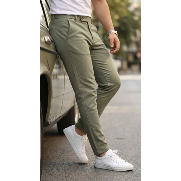 MARSiLYAN- Erkek Slim Fit Dilli Kumaş Pantolon