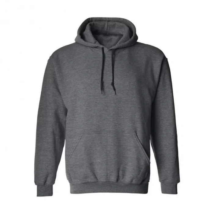 MARSiLYAN- Erkek Uzun Kol Kapşonlu Basic Sweatshirt Hoodie - Füme