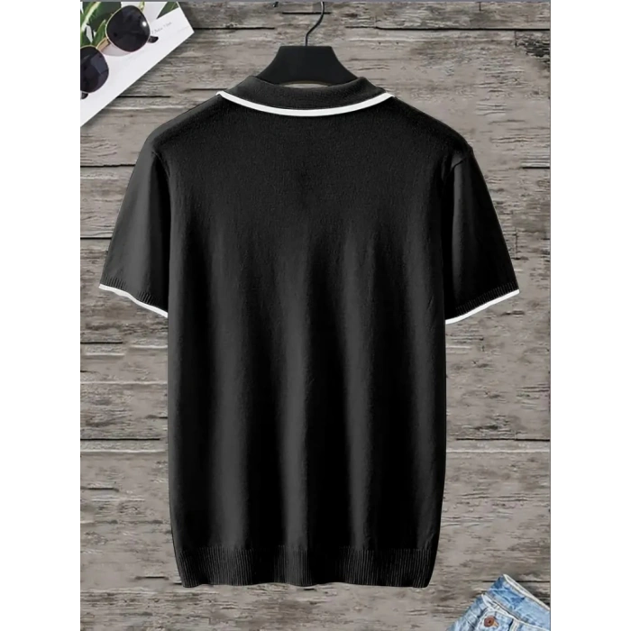 MARSiLYAN- Erkek Uzun Kollu Yakalı Triko Bluz