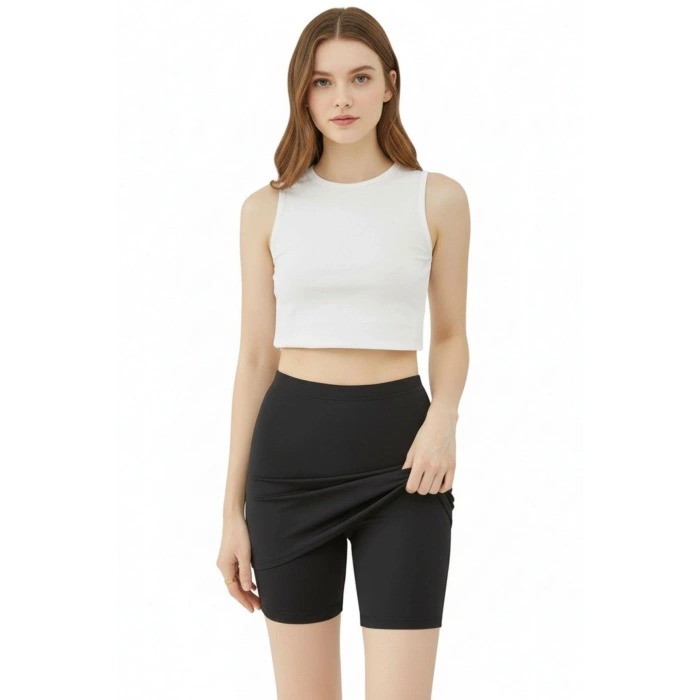 MARSiLYAN- ETEKLİ ŞORT  KADIN AK4232