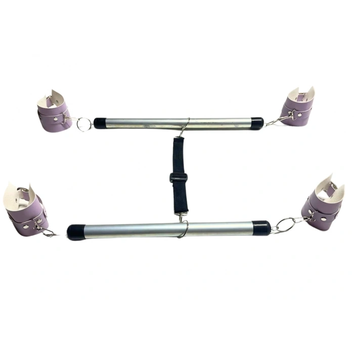 MARSiLYAN-  Fantezi Lila Deri Seksi  Borulu Yatak Kelepçesi TG275384