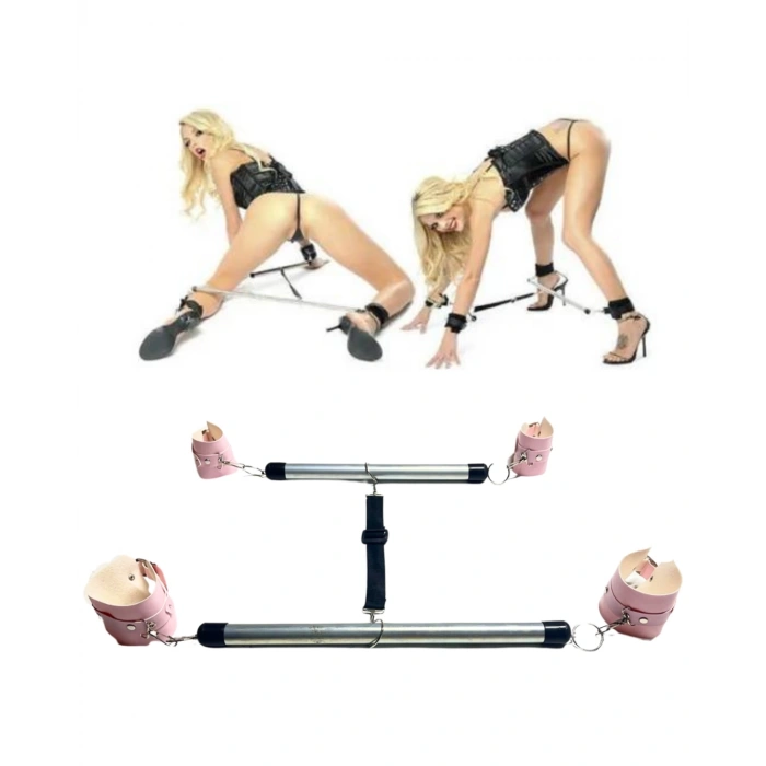 MARSiLYAN-  Fantezi Pembe Deri Seksi Borulu Yatak Kelepçesi TG275383