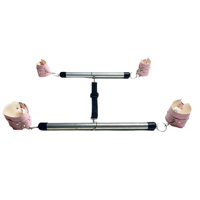 MARSiLYAN-  Fantezi Pembe Deri Seksi Borulu Yatak Kelepçesi TG275383