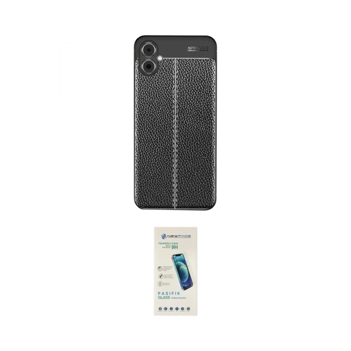 MARSİLYAN™- Galaxy A05 Kılıf Doruk Klasik Özel Seri - Şeffaf Pasifik Cam Ekran Koruyucu
