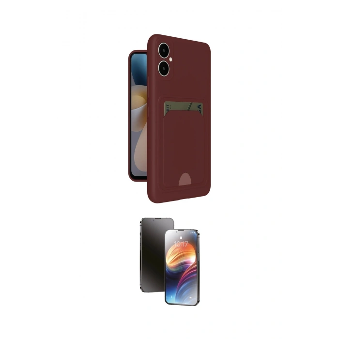 MARSİLYAN™- Galaxy A05 Kılıf Vadi Çizgi Prime - Siyah 3D Antistatik Mat Seramik Nano Ekran Koruyucu