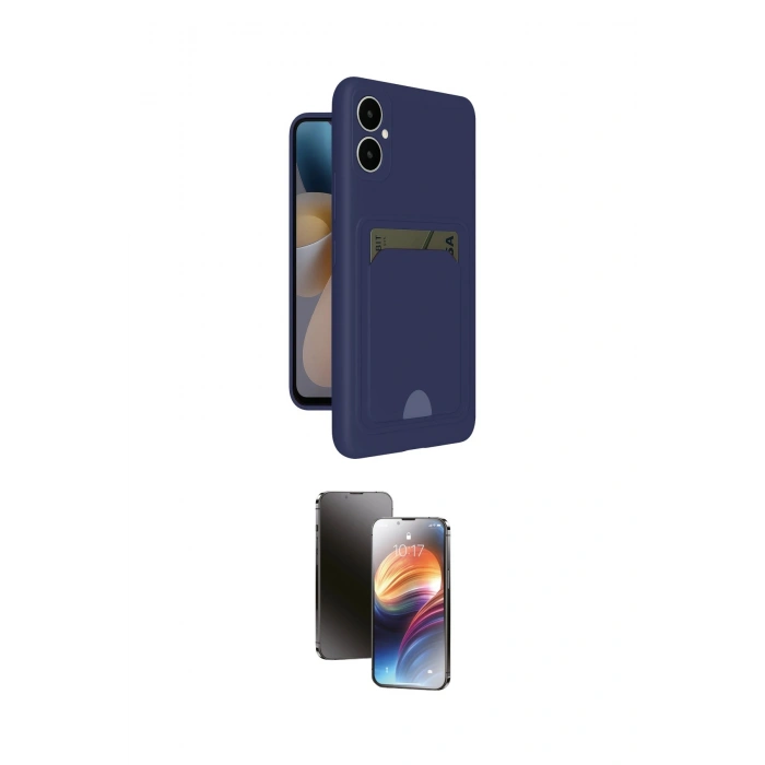 MARSİLYAN™- Galaxy A05 Kılıf Vadi Çizgi Prime - Siyah 3D Antistatik Mat Seramik Nano Ekran Koruyucu
