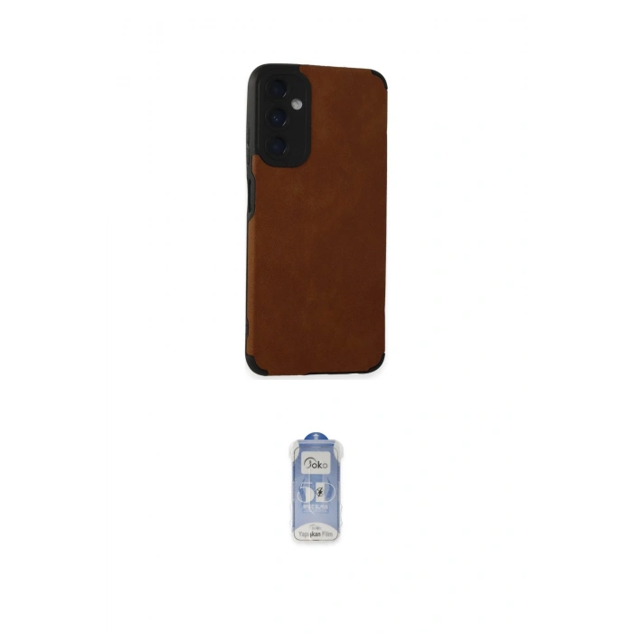 MARSİLYAN™- Galaxy A05S Kılıf Doruk Asil Koleksiyonu - Siyah Joko Magic 5D Cam