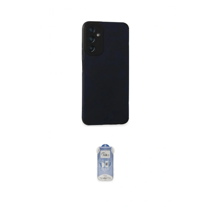 MARSİLYAN™- Galaxy A05S Kılıf Doruk Asil Koleksiyonu - Siyah Joko Magic 5D Cam