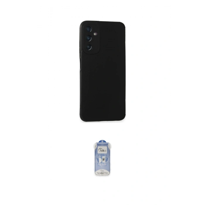 MARSİLYAN™- Galaxy A05S Kılıf Doruk Asil Koleksiyonu - Siyah Joko Magic 5D Cam