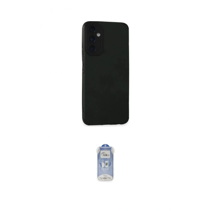 MARSİLYAN™- Galaxy A05S Kılıf Doruk Asil Koleksiyonu - Siyah Joko Magic 5D Cam