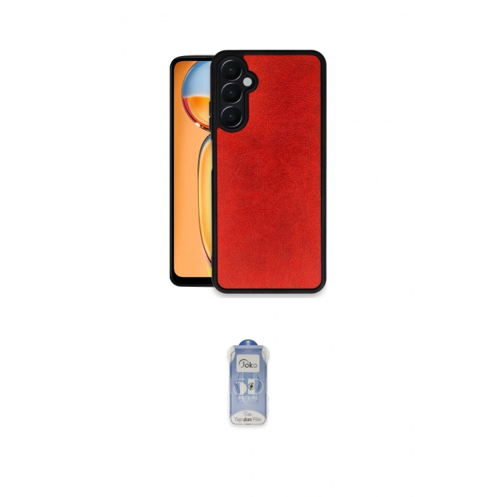 MARSİLYAN™- Galaxy A05S Kılıf Kıvılcım Işık Serisi - Siyah Joko Magic 5D Cam