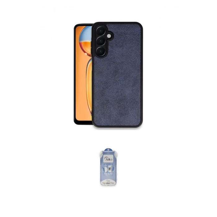 MARSİLYAN™- Galaxy A05S Kılıf Kıvılcım Işık Serisi - Siyah Joko Magic 5D Cam