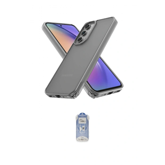 MARSİLYAN™- Galaxy A14 4G Kılıf Atlas Form - Siyah Joko Magic 5D Cam