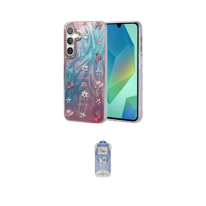 MARSİLYAN™- Galaxy A14 4G Kılıf Zirve Modern Prime - Siyah Joko Magic 5D Cam