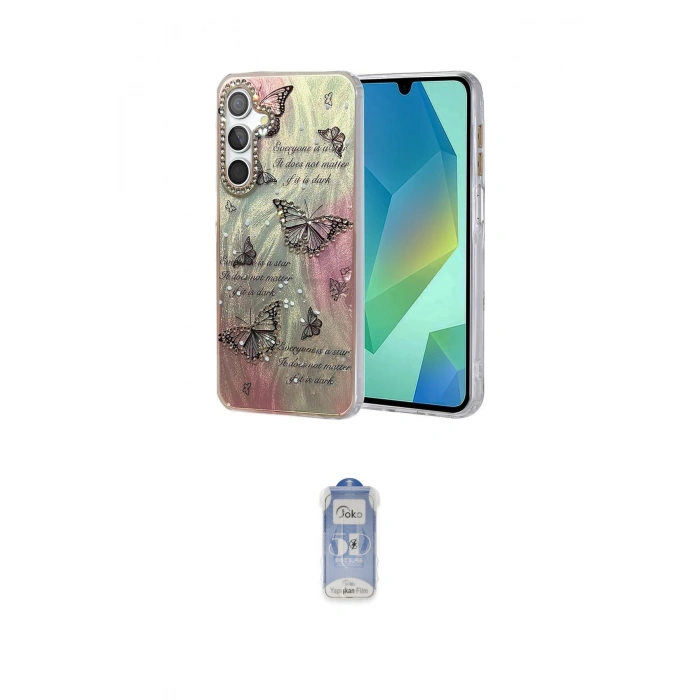 MARSİLYAN™- Galaxy A14 4G Kılıf Zirve Modern Prime - Siyah Joko Magic 5D Cam