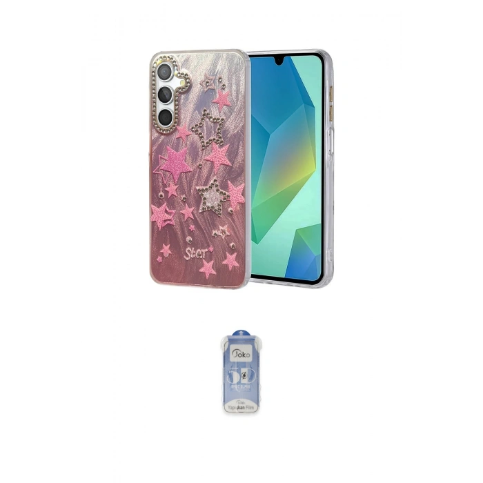 MARSİLYAN™- Galaxy A14 4G Kılıf Zirve Modern Prime - Siyah Joko Magic 5D Cam