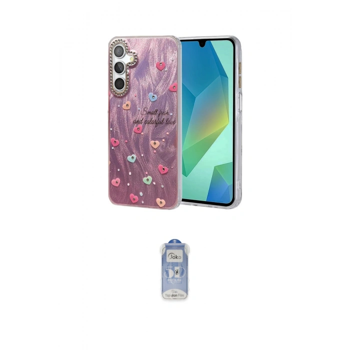 MARSİLYAN™- Galaxy A14 4G Kılıf Zirve Modern Prime - Siyah Joko Magic 5D Cam